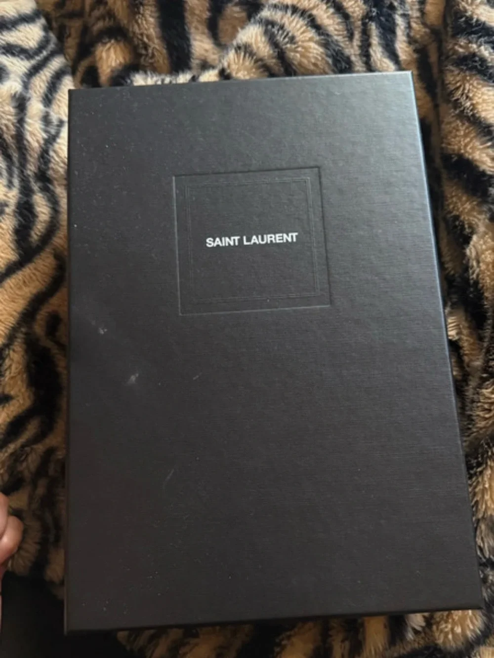 Saint Laurent Burgundy Satin Pointed Slingback Heels - Picture 5 of 8